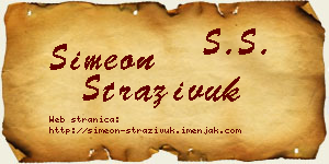 Simeon Straživuk vizit kartica